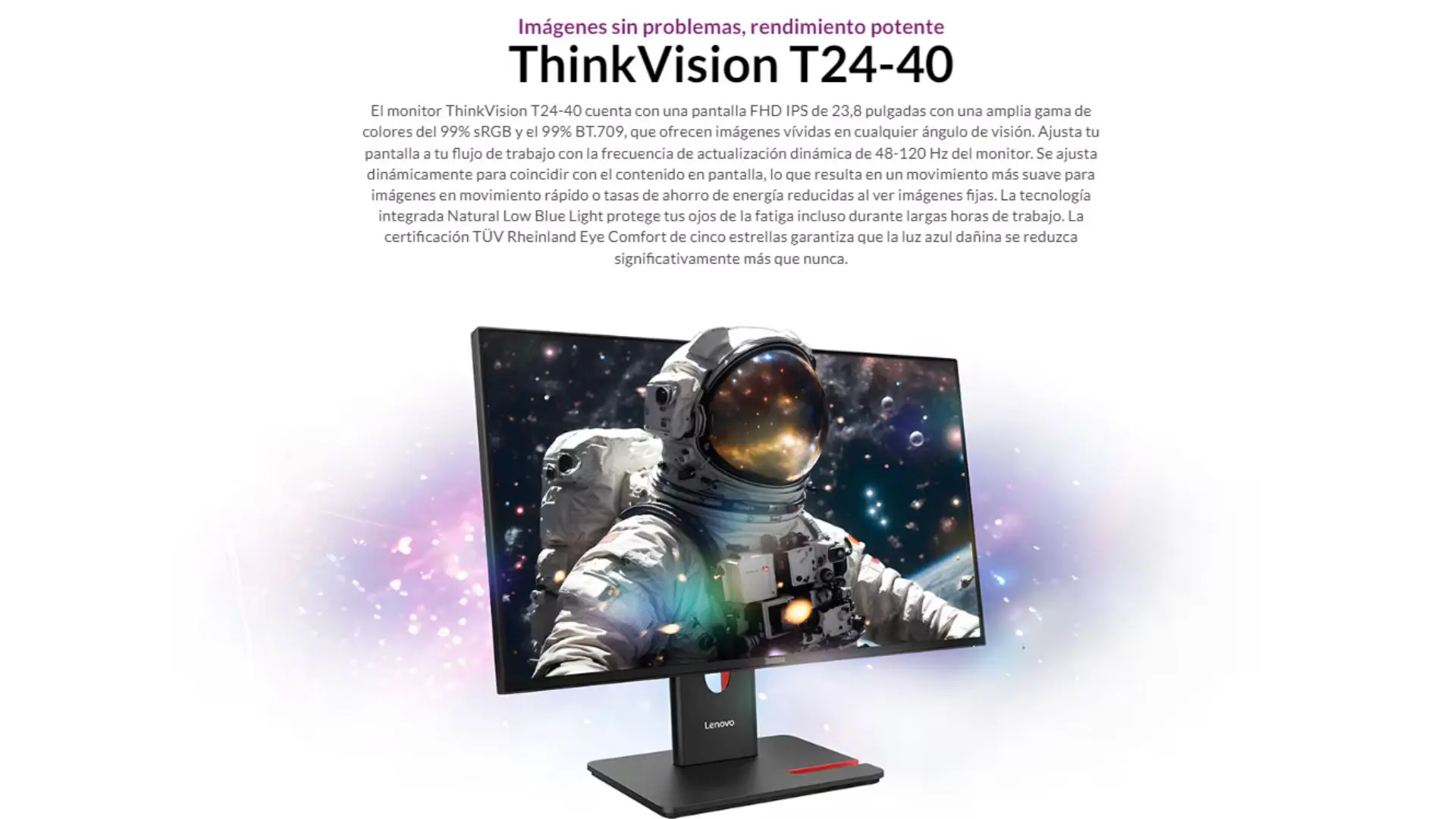 Monitor Lenovo ThinkVision T24-40 23.8
